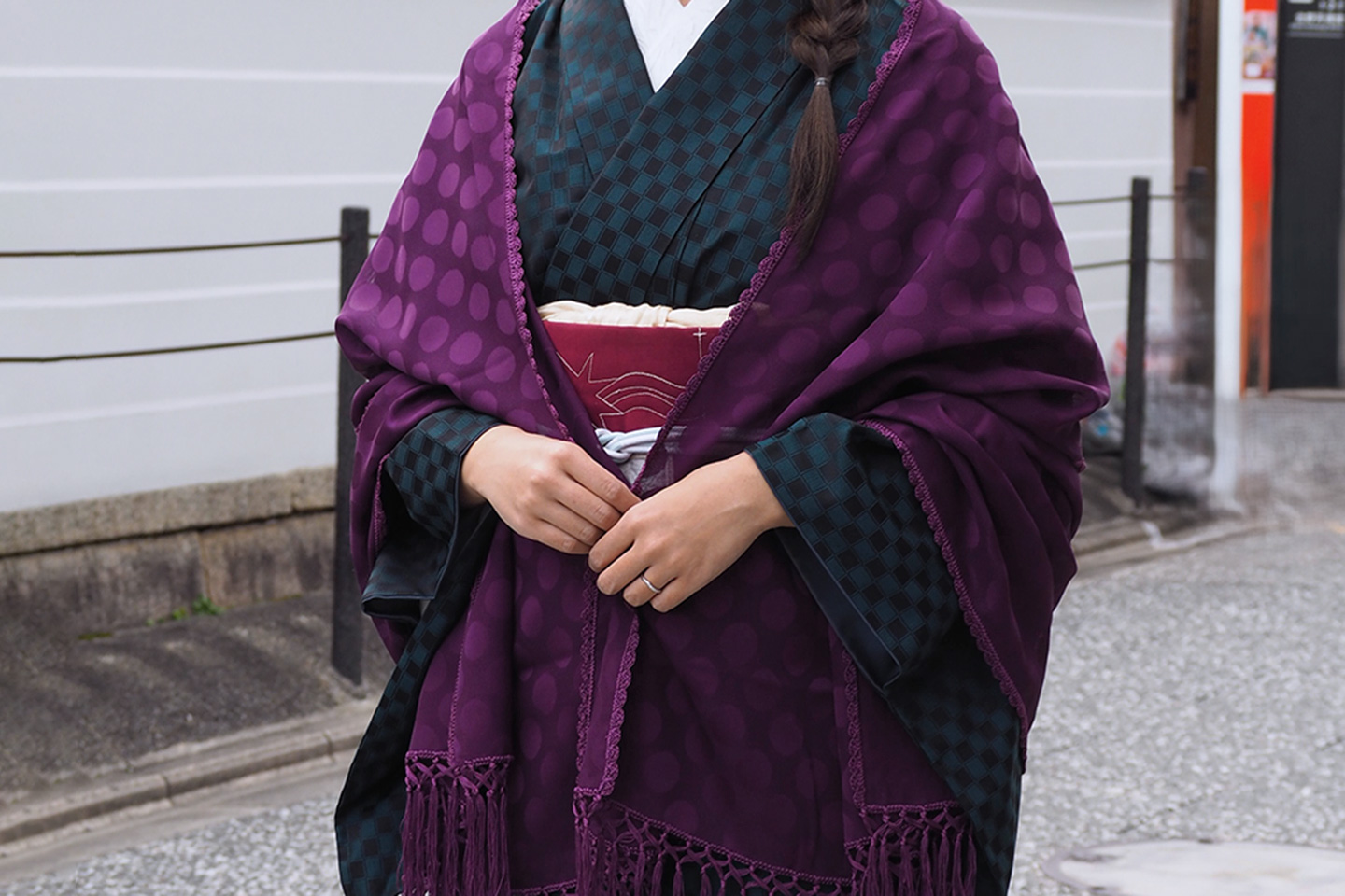 紋紗2巾ショール